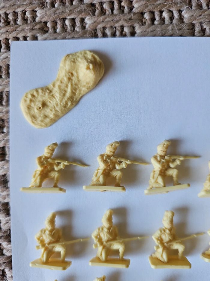 Petits soldats airfix grenadiers anglais guerre d'indépendance d'Amérique - photo numéro 2