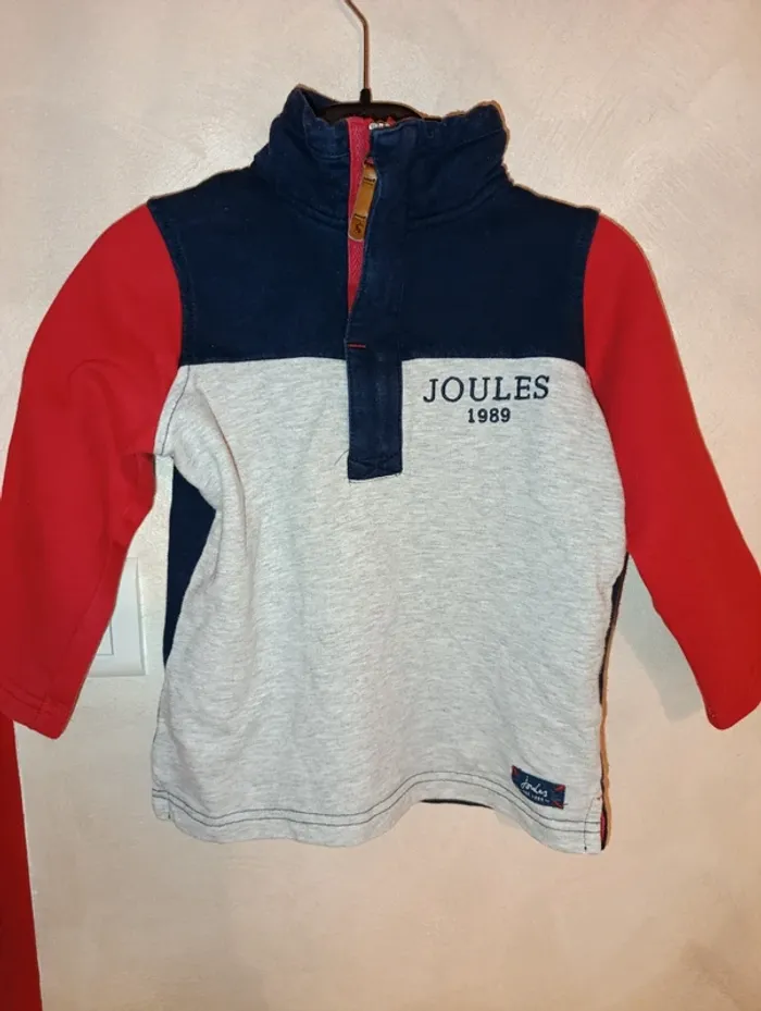 Joli sweat garçon Joules taille 4 ans - photo numéro 2