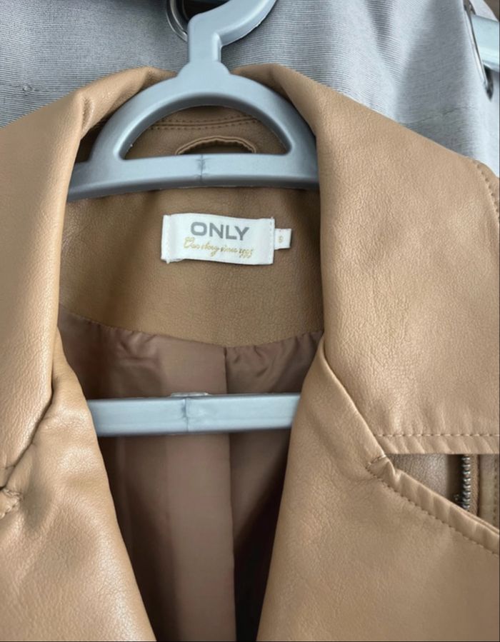 Veste simili cuir marron 36 - photo numéro 4