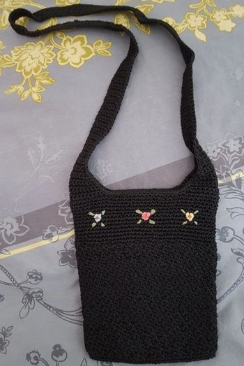 Sac noir bandoulière