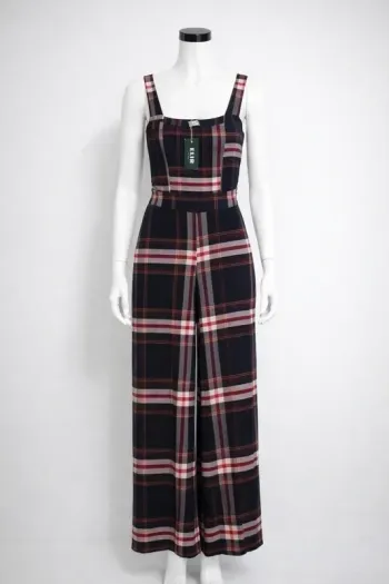 Combinaison carreaux Yours L NEUF