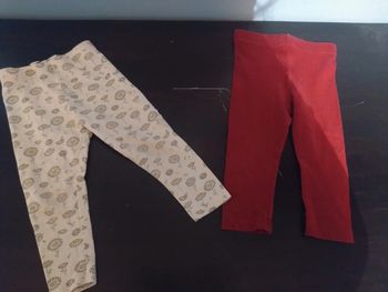 Lot de deux leggings 18 mois