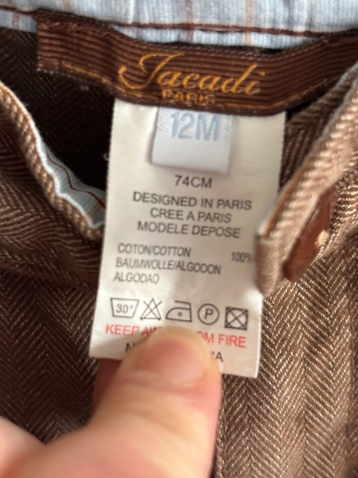 Short jacadi taille 12 mois - photo numéro 2