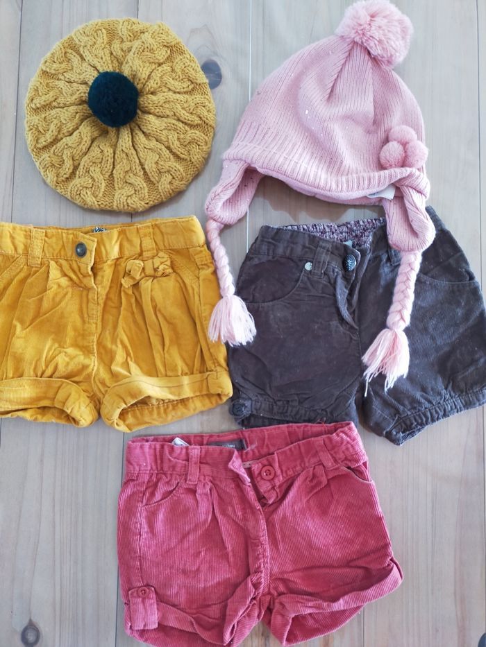 Lot short et Bonnet