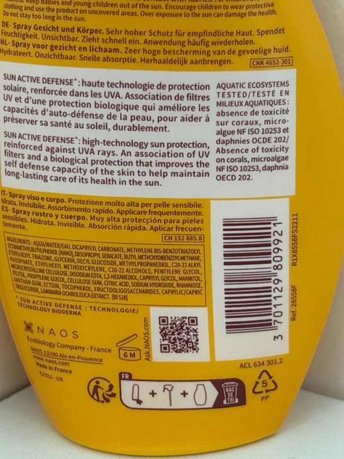 Protection solaire Bioderma Photoderm SPF 50+ - photo numéro 6