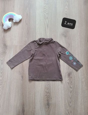 Sous Pull col roulé 2 ans