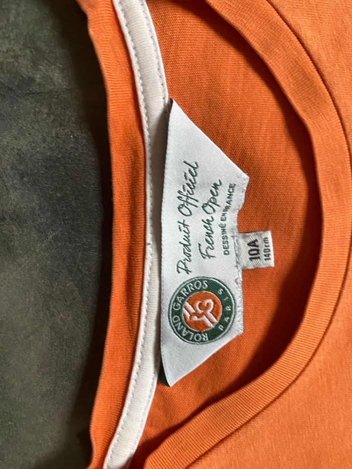 T-shirt collector Roland Garros 10 ans - photo numéro 2