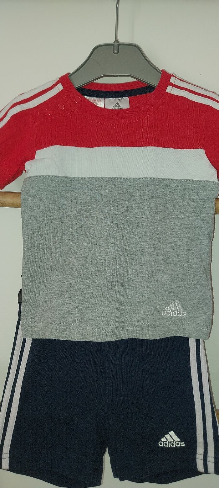 Ensemble printemps été Adidas Excellent état 6/9 mois - photo numéro 2