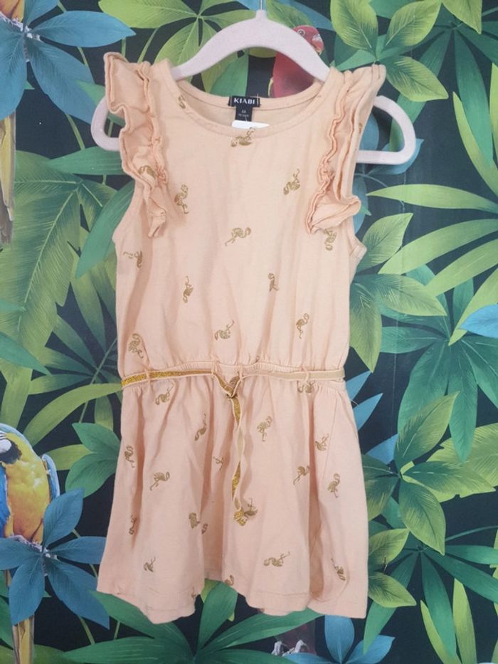 Robe été flamants or