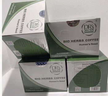 ORIGINAL CAFÉ BIO DOCTEUR SECRET 4  BOITES DE 10 SACHETS 