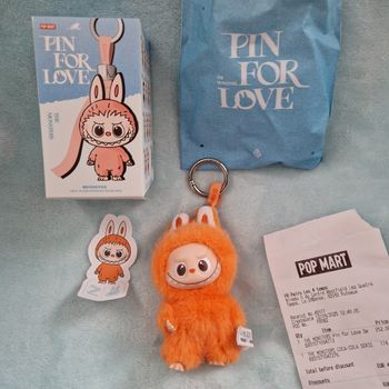 Labubu popmart Pin for love lettre Z