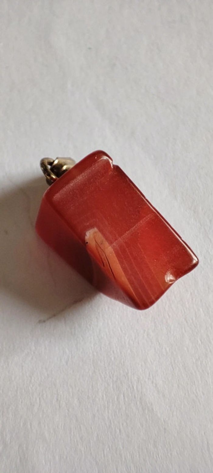 Pendentif pierre rouge - photo numéro 3