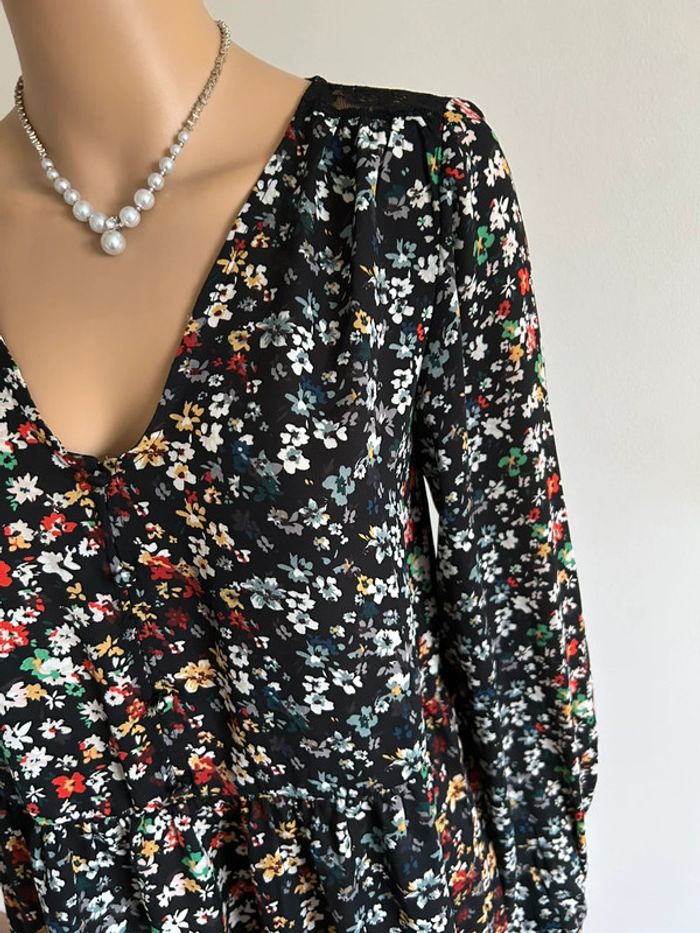 Robe fleurie à manches longues Only taille 34 jamais portée - photo numéro 6