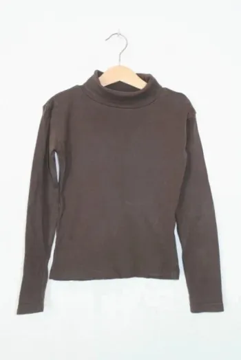 Sous pull marron In Extenso taille 8 ans