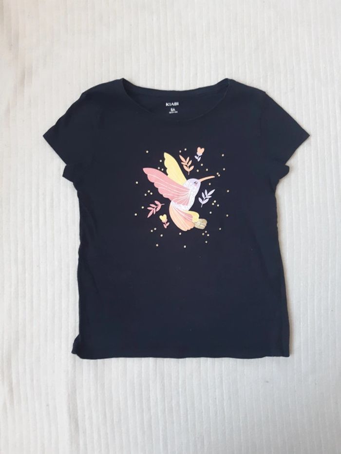 Tee shirt oiseau Kiabi 8 ans