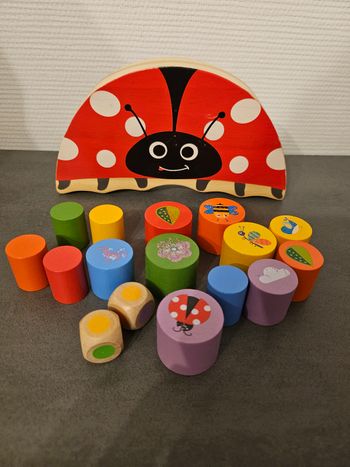 Jeu empilement a bascule