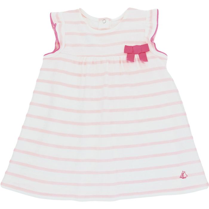 Robe à manches courtes 6 mois en coton Petit Bateau