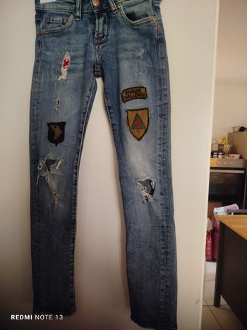 #kytie348ansgarcon. Jeans slim taille 8 ans
