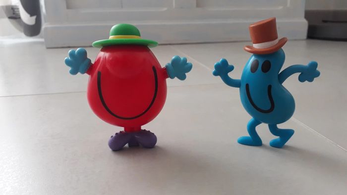 Lot de 2 figurines Mr et Mme