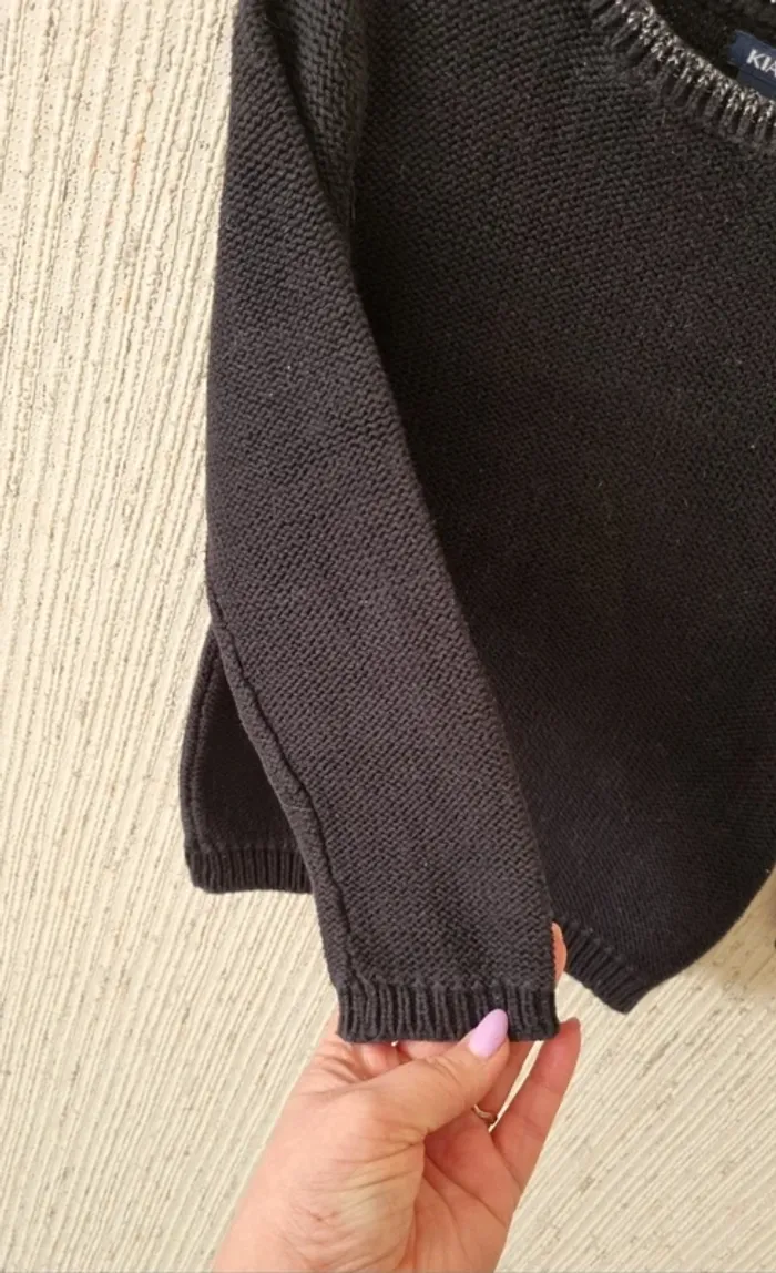 Pull Noir en laine taille 5 ans kiabi - photo numéro 6