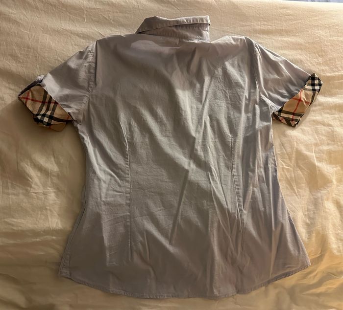 Chemise bleu ciel Burberry Taille 42 - photo numéro 2