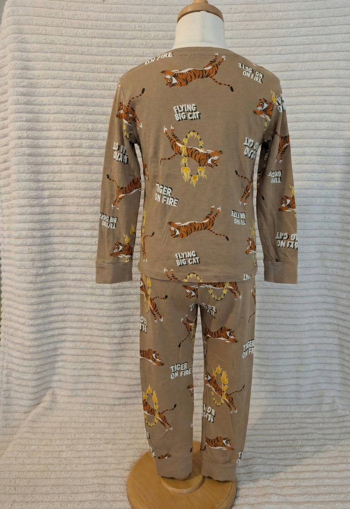 Pyjama Garçon Kiabi - 8 ans (126-131 cm) - Tigres & Cirque 🐯 - photo numéro 2