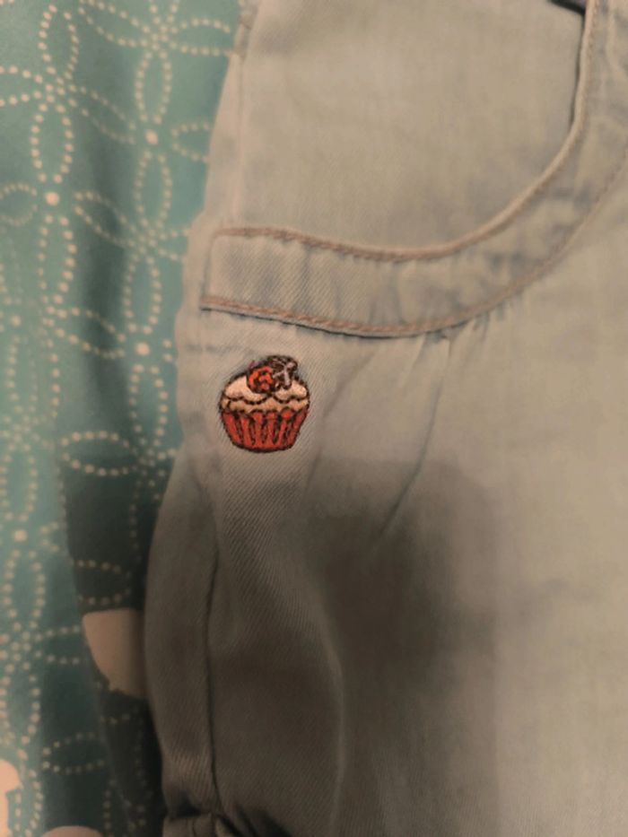 Short en jean sergent major 7 ans - photo numéro 4