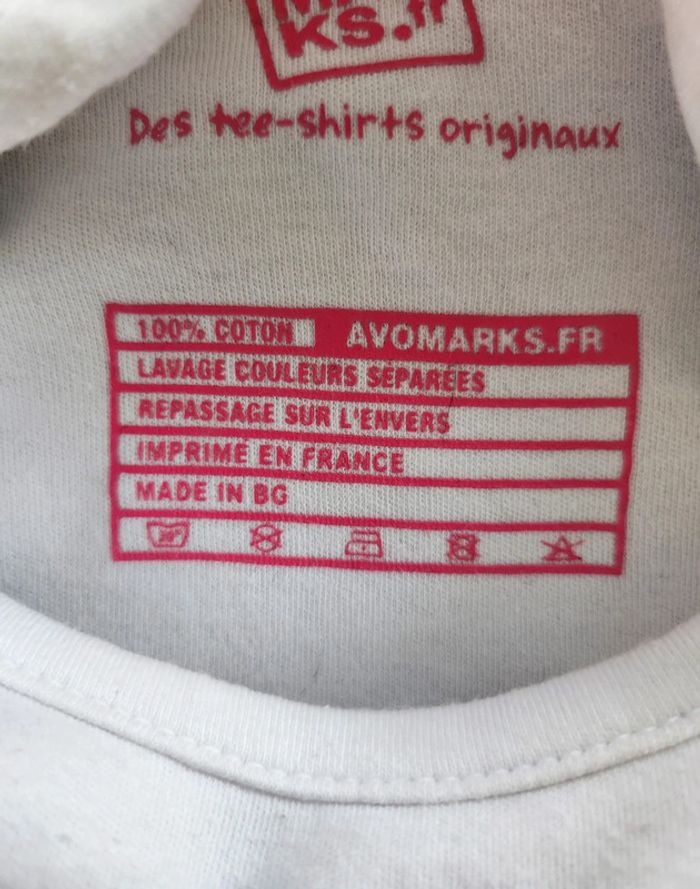 T-shirt blanc fille 24 mois - photo numéro 4