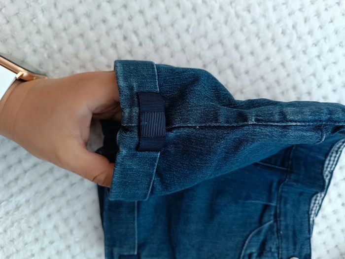🔸 Short Jean Jacadi Stretch Fille 6 Mois🔸 - photo numéro 4