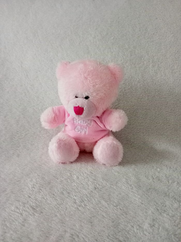 Peluche ours rose Baby Girl Pipp the bear