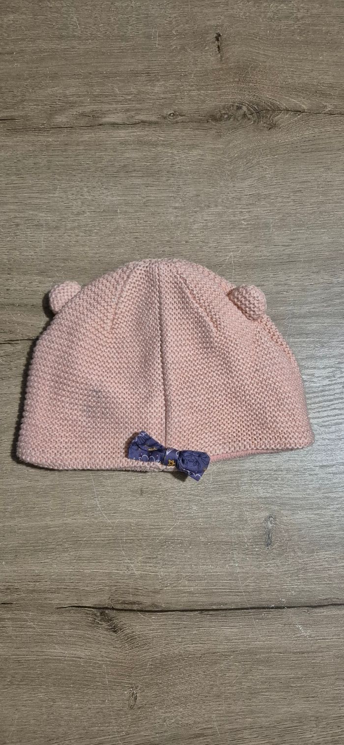 Bonnet chaud en maille 2-3 ans - photo numéro 2