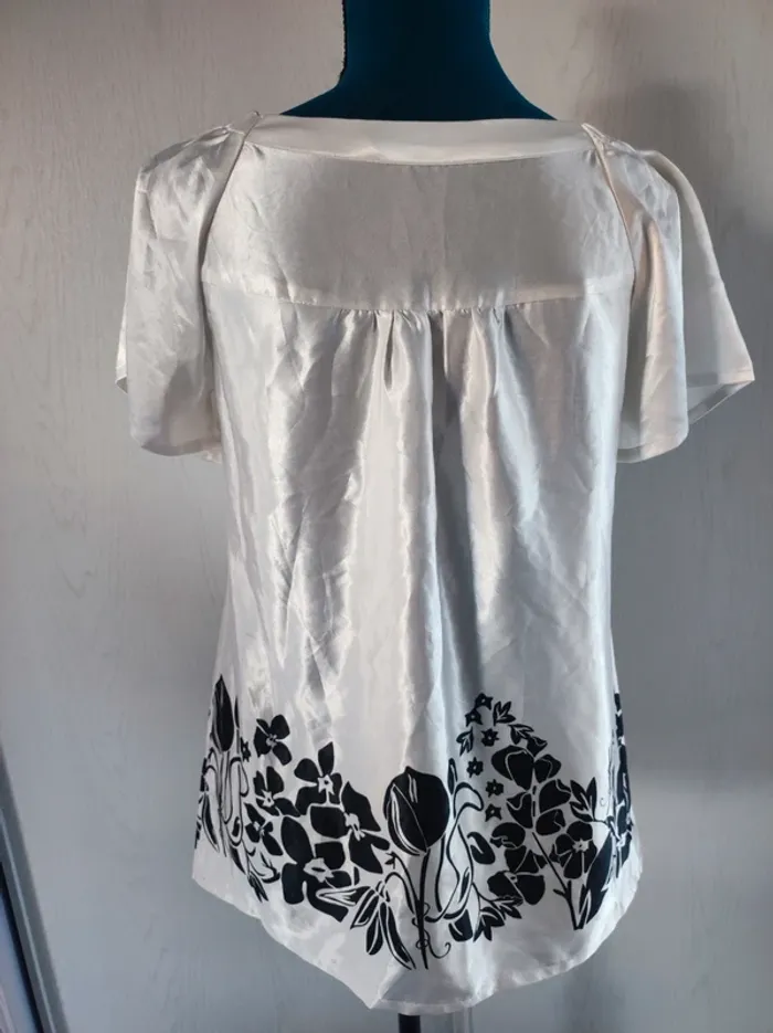 Blouse satinée M/L - photo numéro 4