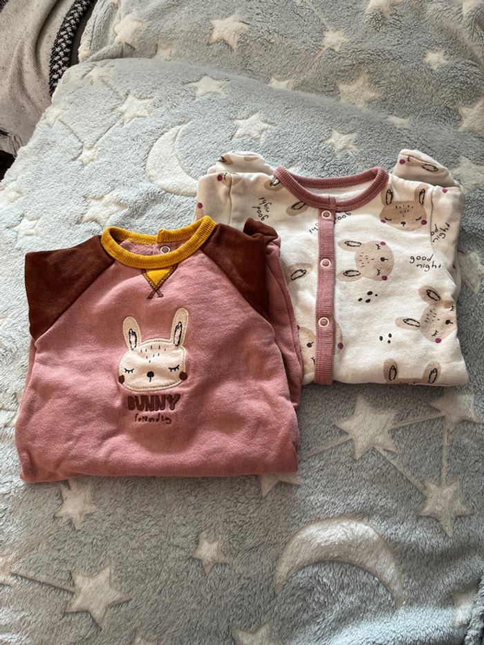 Lot de 2 pyjamas fille