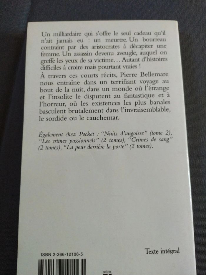 Nuits d'angoisse de Pierre Bellemare - photo numéro 2