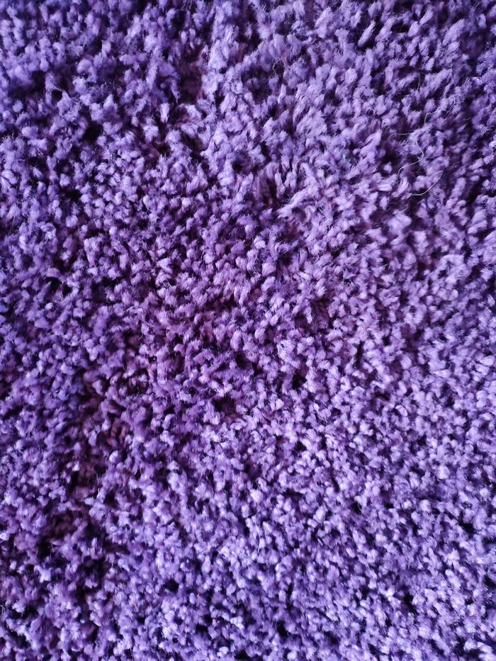 Tapis rond violet tbe 120cm diametre épais - photo numéro 2