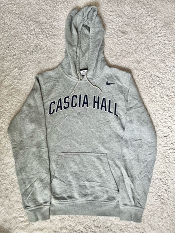 Sweat vintage à capuche gris Nike taille S