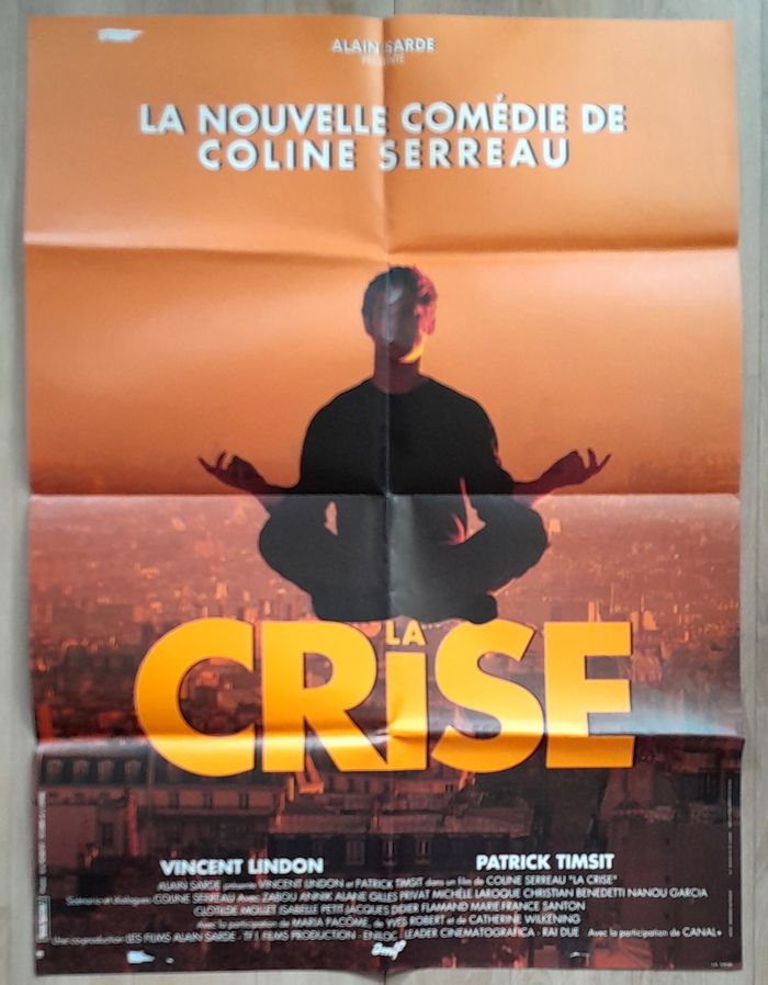Grande affiche film cinéma La Crise Vincent lindon