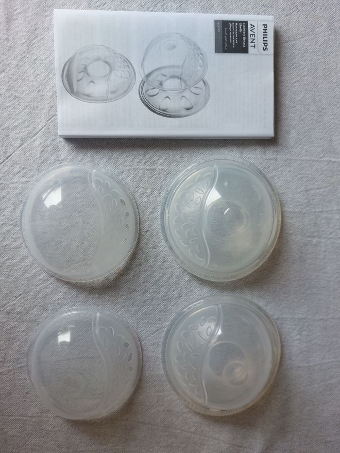 Lot de 6 coquilles d'allaitement Avent - photo numéro 3