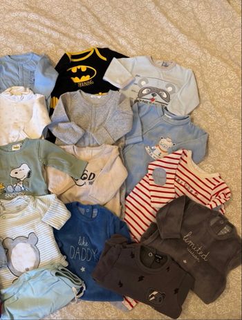 Lot vêtements bébé garçon 3 mois  30 articles 