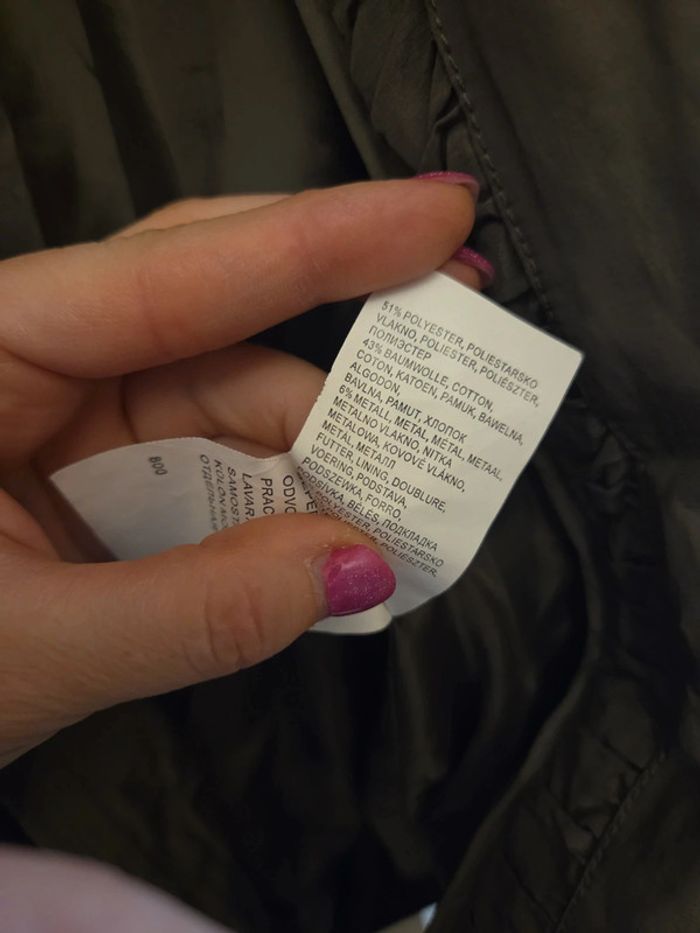 Veste mi saison kaki Lebel taille 44 - photo numéro 9