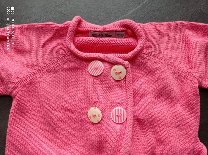 Gilet fille mi-saison, Tape à l'oeil, taille 9 mois - photo numéro 2