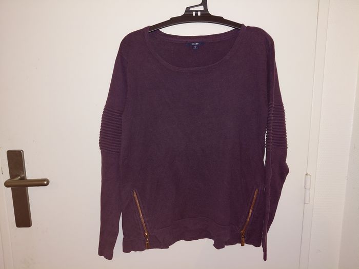 Pull violet kiabi - photo numéro 1