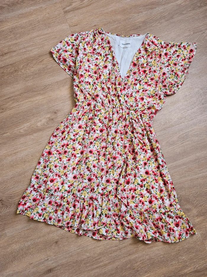 Robe femme fleuri d été