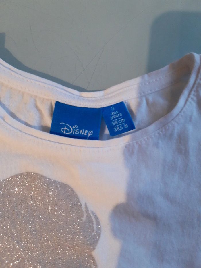 T-shirt Elsa La Reine des neiges 3 ans - photo numéro 4