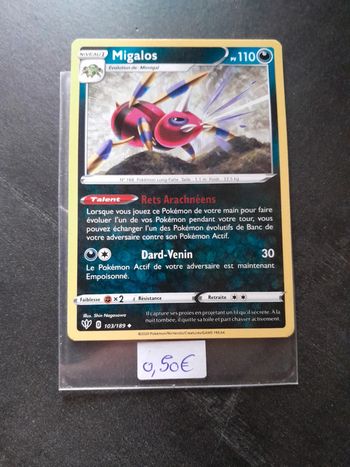 Carte Pokémon Migalos 103/189