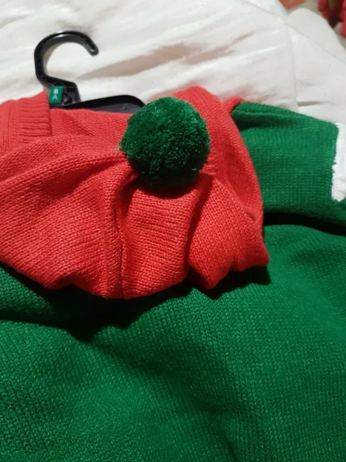 Pull de noël lutin fille 8 ans tissaia - photo numéro 5