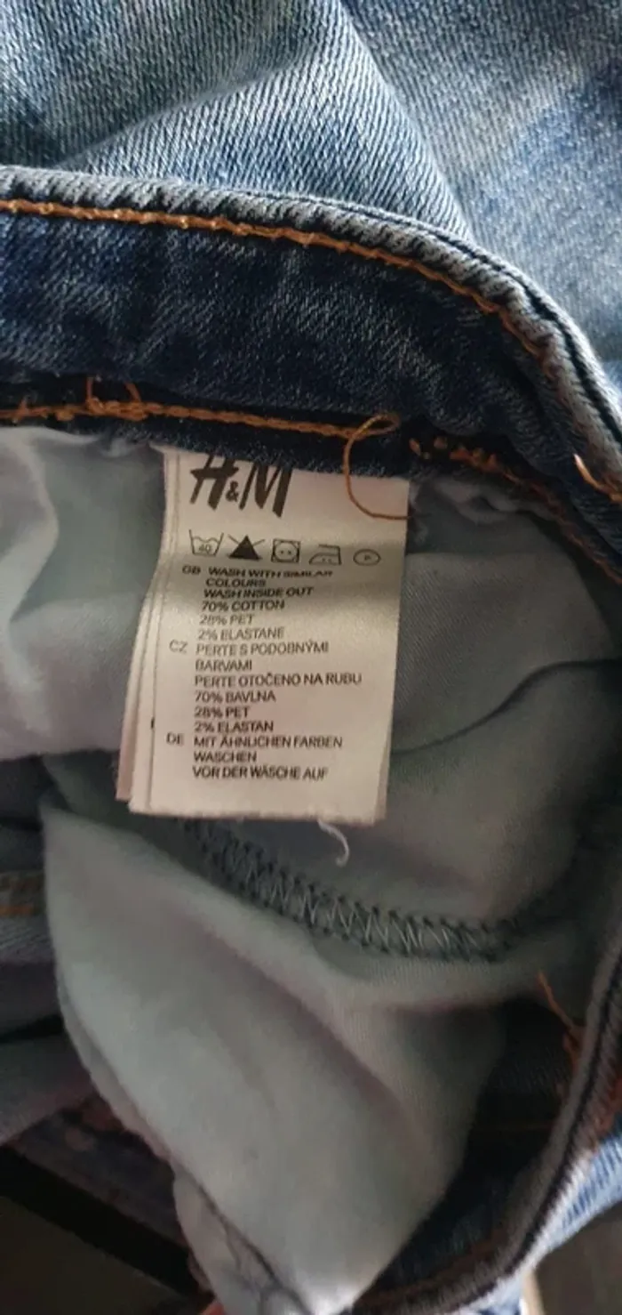 H&M - Jean bleu slim - photo numéro 6