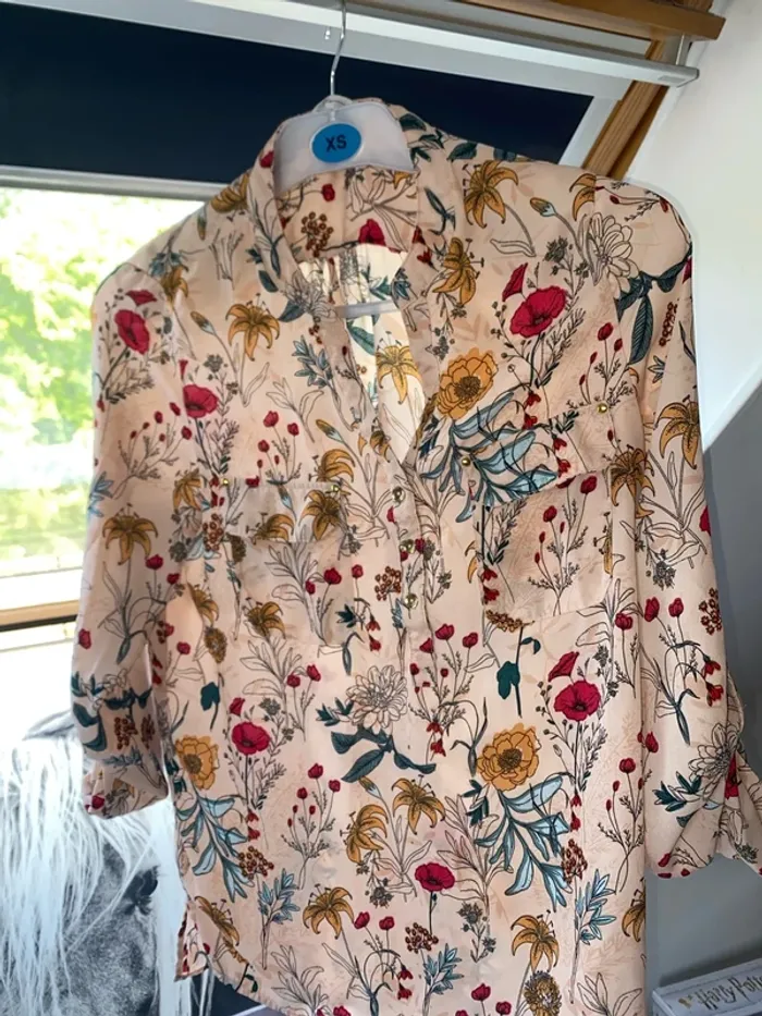 Blouse femme fleurie