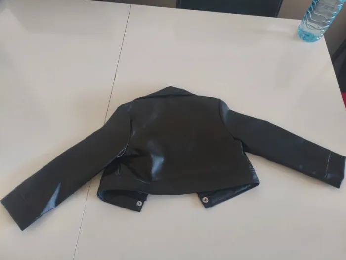 Veste imitation simili cuir - photo numéro 3