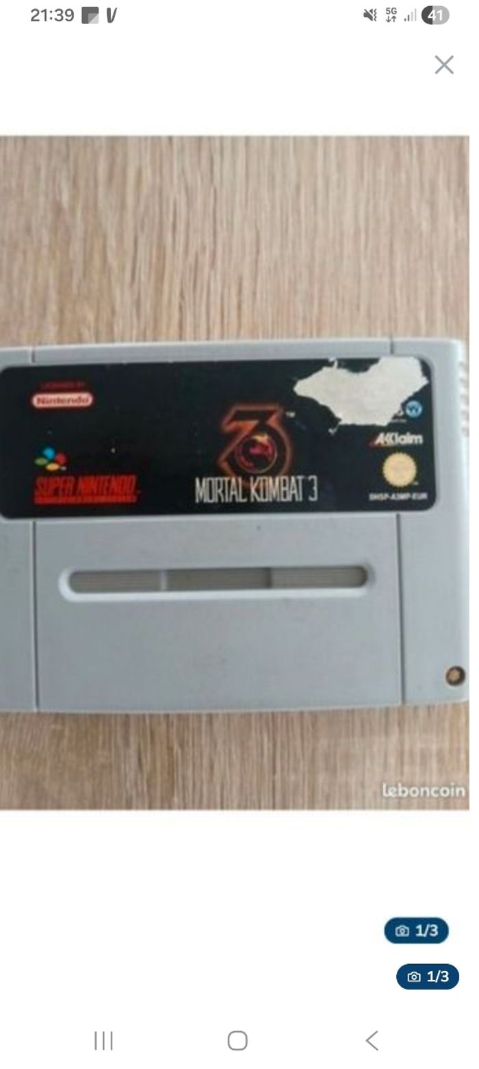 Mortal kombat 3 supernintendo